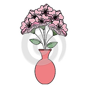 vase with roses icon