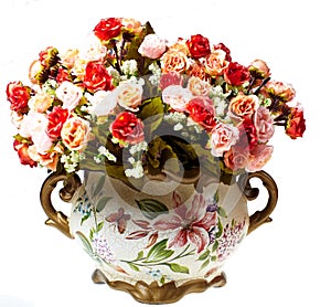 Vases with flowers