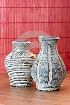 Vases of terracotta