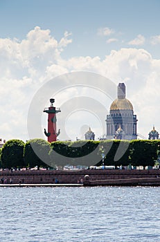 Vasilevsky Island and River Neva, Saint Petersburg