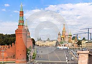 Vasilyevsky Spusk Square in Moscow photo