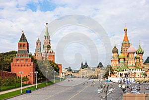 Vasilyevsky Spusk Square in Moscow photo