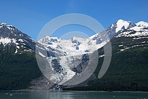 Vassar Glacier in College Fjord, Alaska, United States photo