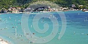 Vasiliki Bay windsurfing