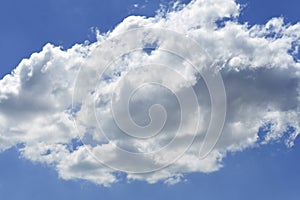 The vast blue sky and clouds sky