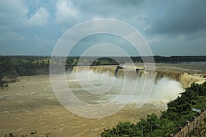 Vast Expanse of Chitrakote  fall on Indravati River near Jagdalpur,Chhattisgarh, India