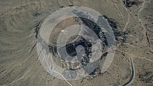 Aerial photography of natural scenery of Ulan hada Volcano Group Chahar Volcano Group in Inner Mongolia, China photo
