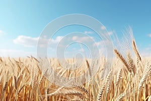 Vast Wheat Field Abounds With Growth photo