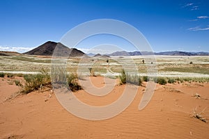 Vastness in the desert of Namibia
