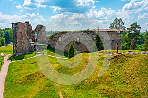 Vastseliina episcopal castle in Estonia