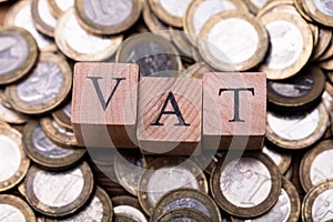 Vat Cubic Blocks On Many Coins photo