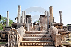 Vatadage in Polonnaruwa, Sri Lanka