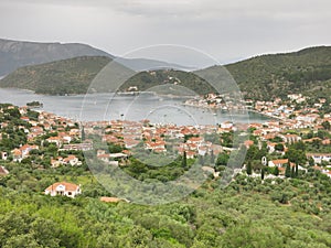 Vathy Village on Ionian Sea