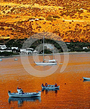 Vathy village on Sifnos island