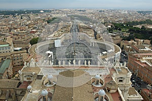 Vatican aerial view Rome Pope