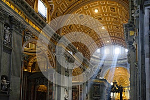 Vatican city, Vatican 19 JUN 2019 The St. Peter`s basilica