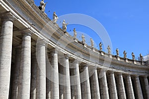 Vatican City - Saint Peter`s Square colonnade