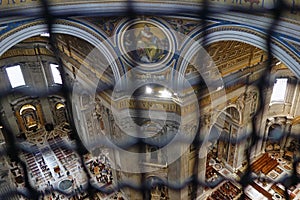 Saint Peter Basilica interior Vatican