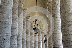 Vatican columns