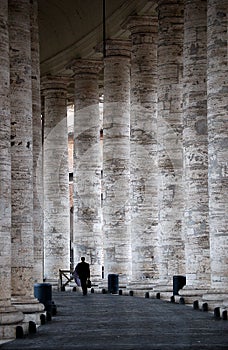 Vatican columns