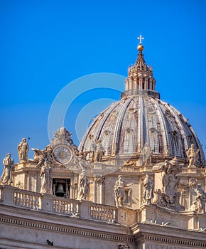 Vatican domes at daytime, Rome, Italy