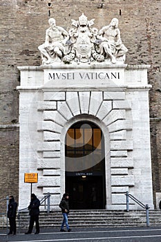 Vatican museum gate