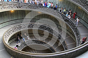 Vatican museum stairs