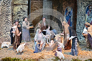 Vatican nativity scene