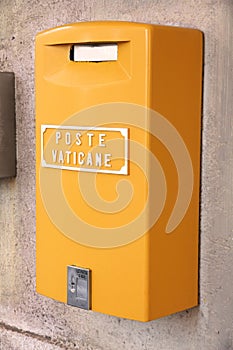 Vatican Post mailbox