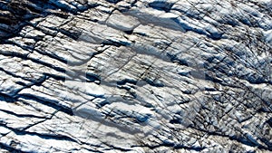 Vatnajokull Glacier in Iceland, Pure blue ice at winter season, Nature landscape.