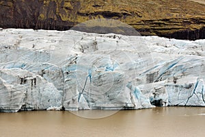 Vatnajokull Glacier and Jokulsarlon glacier lagoon.