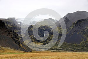 Vatnajokull Glacier landscape in Iceland