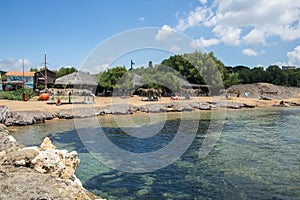 Vatsa bay and beach on Greek island Kefalonia