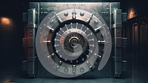 A vault with data symbols inside, emphasizing the importance of securely storing and encrypting valuable information