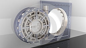 Vault door. 3D