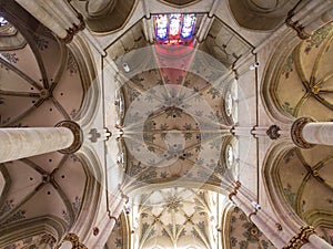 Vault of Church Of Our Ladyin Trier, Germany photo