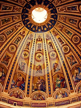 Vault St Peter cathedral Rome