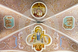 Vault in Stoczek Klasztorny Monastery
