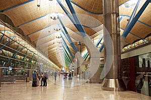 Airport building. waiting hall