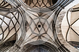 Vaults of Cathedral of St Stephen in Vienna