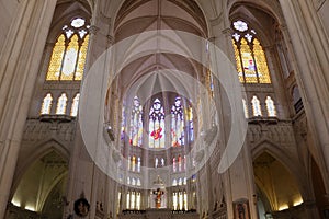 Vaults of the altar in El Expiatorio temple, Leon, guanajuato photo