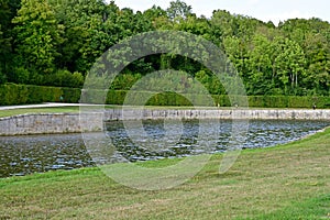 Vaux le Vicomte, France - august 23 2020 : the historical castle