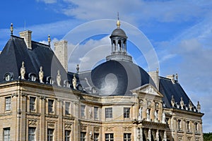 Vaux le Vicomte, France - august 23 2020 : the historical castle