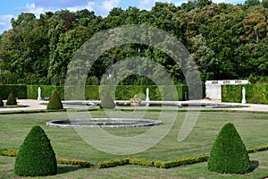 Vaux le Vicomte, France - august 23 2020 : the historical castle