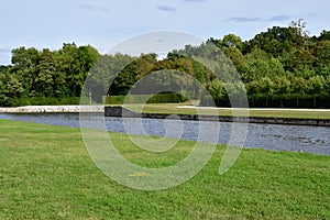 Vaux le Vicomte, France - august 23 2020 : the historical castle