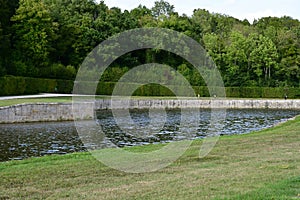 Vaux le Vicomte, France - august 23 2020 : the historical castle