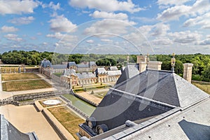 Vaux-le-Vicomte, France. View one of the parts of the estate photo