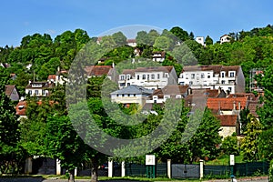 Vaux sur Seine; France - may 11 2020 : the village