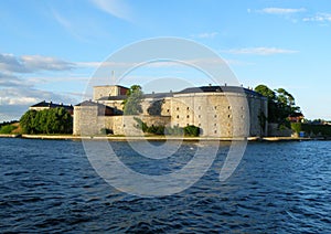 Vaxholm Fortress, the historic fortification in Stockholm Archipelago photo