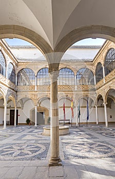 Vazquez de Molina Palace Palace of the Chains courtyard, Ubeda photo